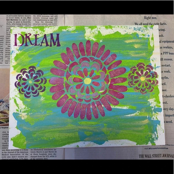 NEW Original Dream Love green, blue 8x10 artwork - Picture 8 of 10